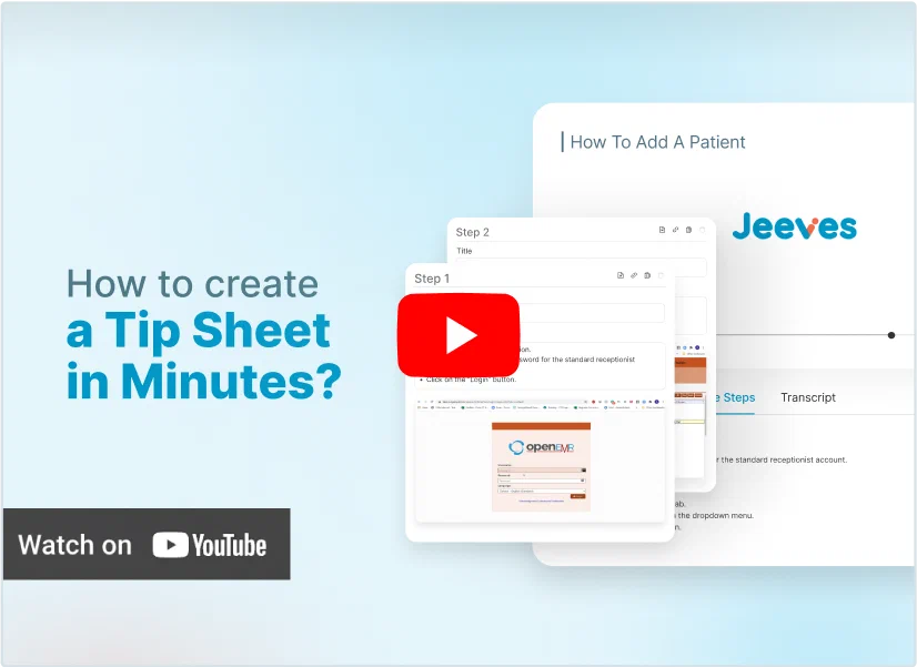 Create Tip Sheets in Minutes